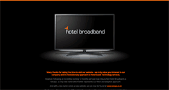 Desktop Screenshot of hotel-broadband.com